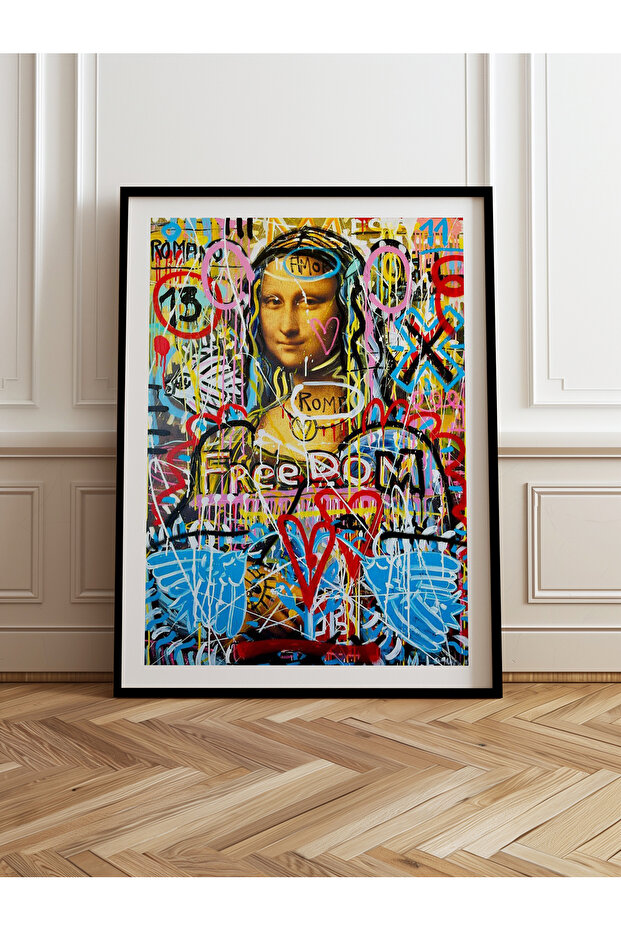 Single Wooden Framed Painting One Piece Poster Painting Tk/1103