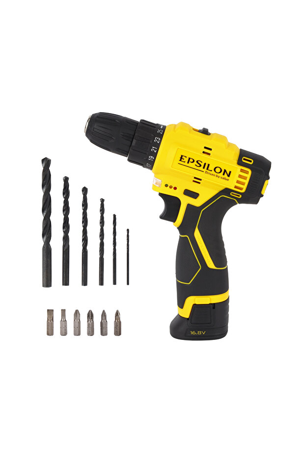Epsilon 16.8 V Cordless Drill- EPSCD1558/ 10 mm Hole Diameter
