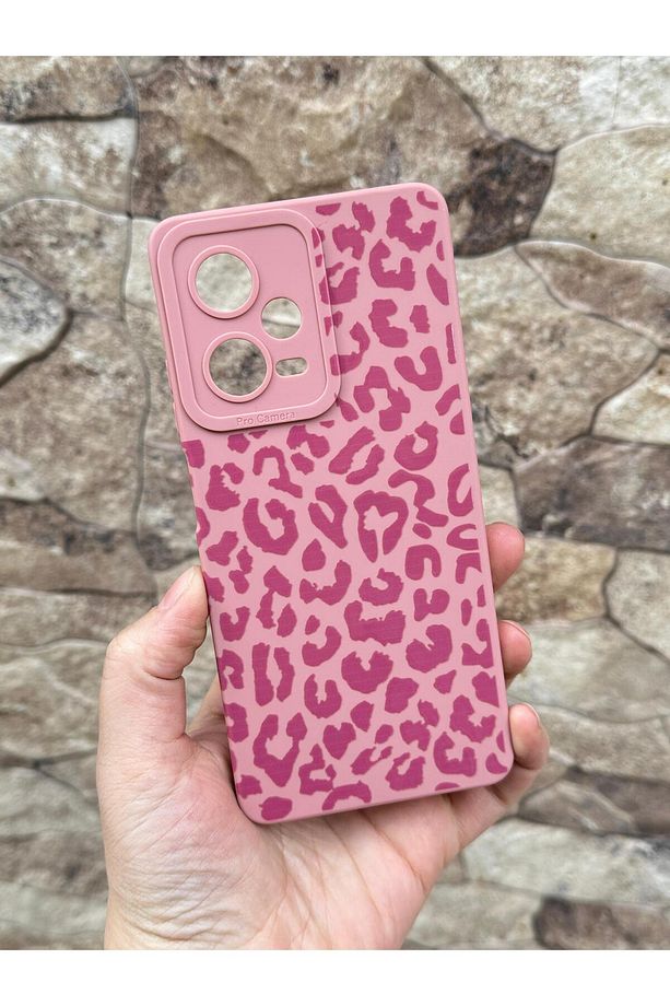 Xiaomi Redmi Note 12 Pro 5g - Leopar Desenli Lansman Kamera Korumalı Yumuşak Silikon Leo Kılıf 277 - 1
