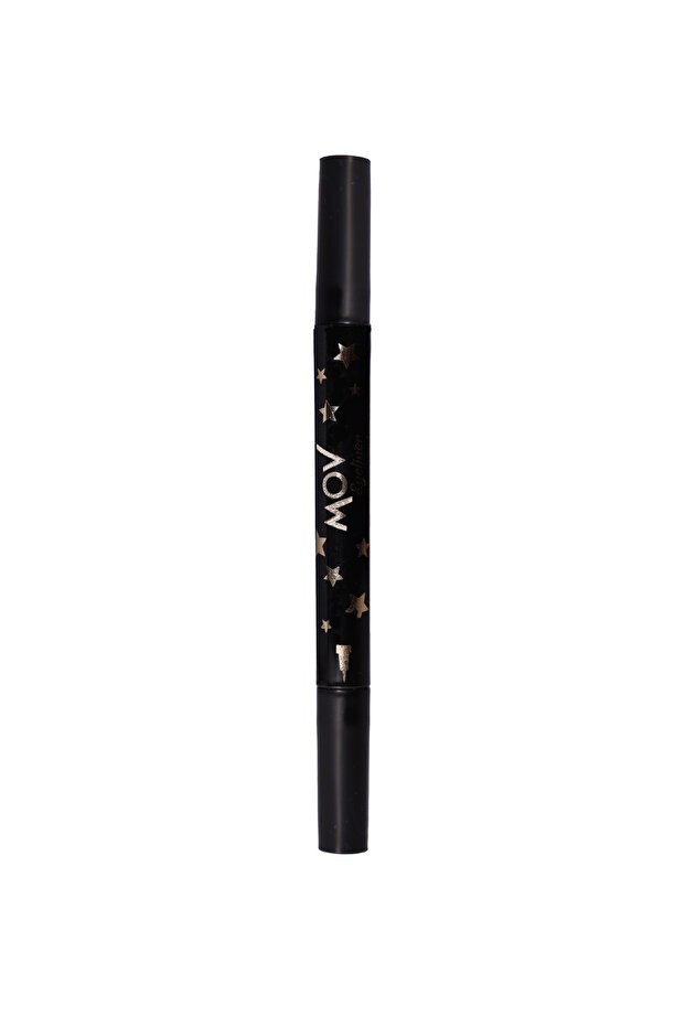 Yıldız Desenli Eyeliner - Siyah - 2