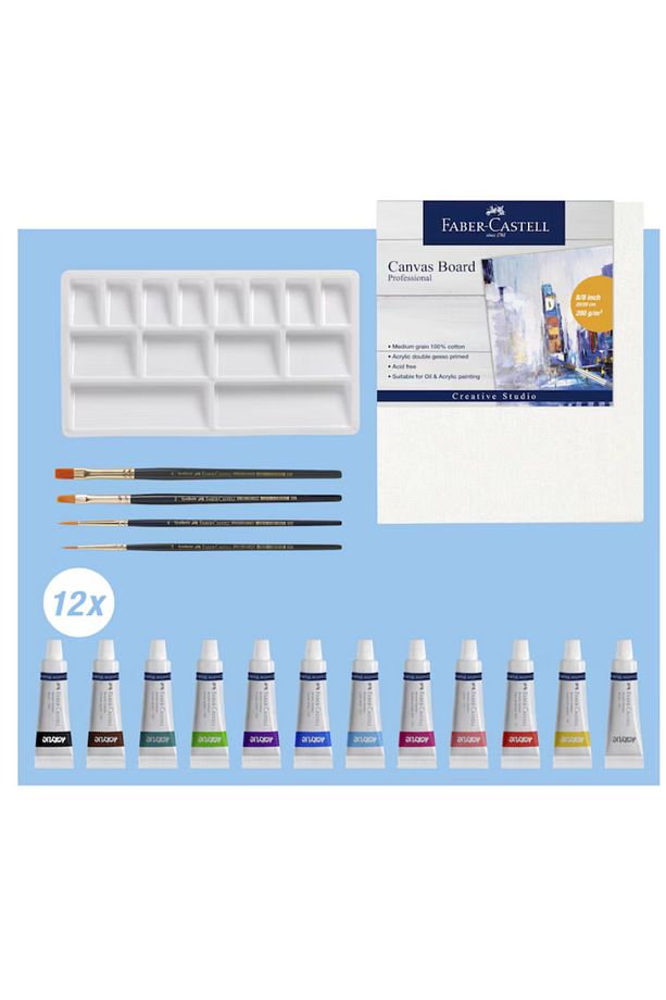 Akrilik Boya Seti 18 Parça 12x9ml - 2