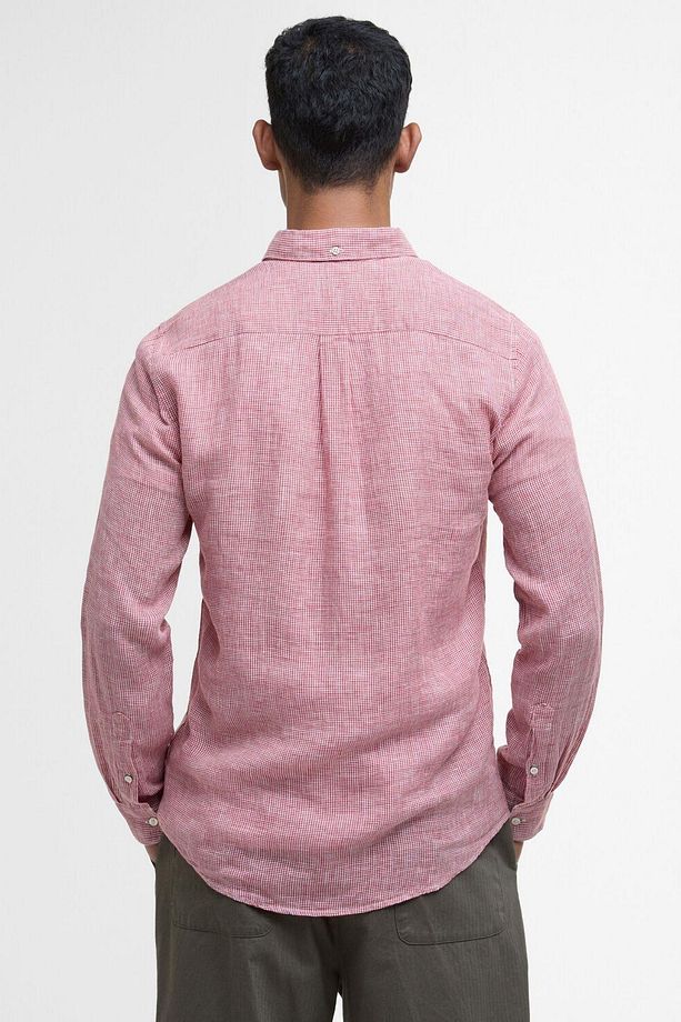 Linton Tailored Gömlek RE25 Red Spice - 5