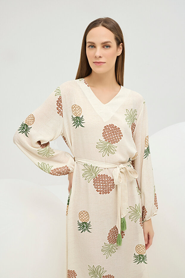 KADIN UZUN ELBİSE - 4