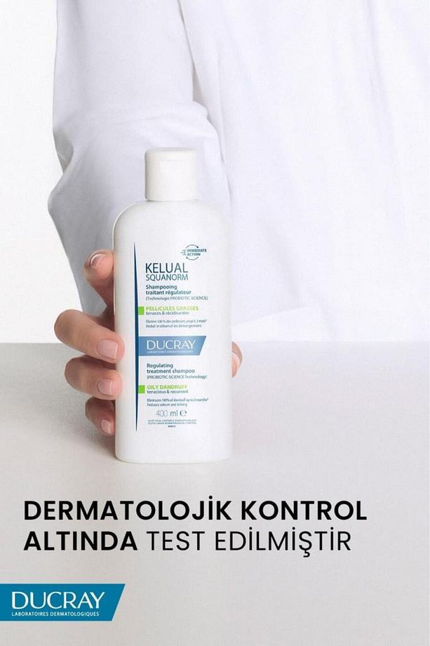 Kelual Squanorm Yağlı Saçlar için Kepek Şampuanı 400 ml - 4