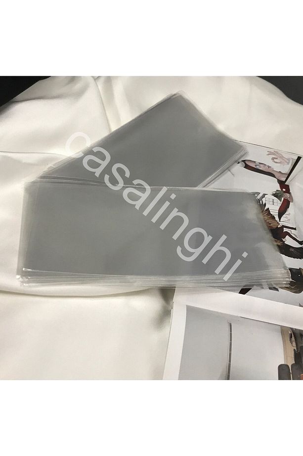 Bantsız Jelatin Poşet Yapışkansız Şeffaf Opp Torba Paket 10x20 Cm - (100 ADET) - 2
