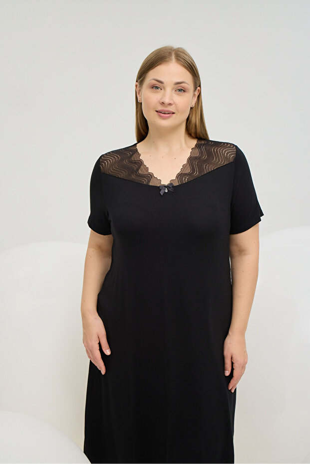 16772 KADIN BIG SIZE GECELİK - 2
