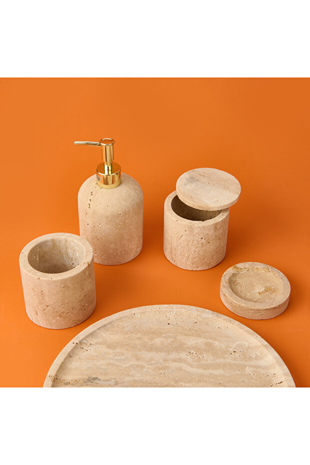 Bath 5'li Banyo Seti - Traverten - 4