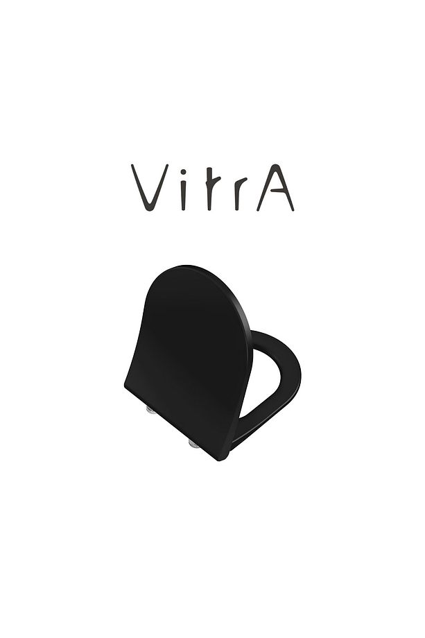 S60 Mat Siyah Smoot Flush Asma Klozet, Vitra Mat Siyah Gömme Rezervuar Set 768-1851 - 5
