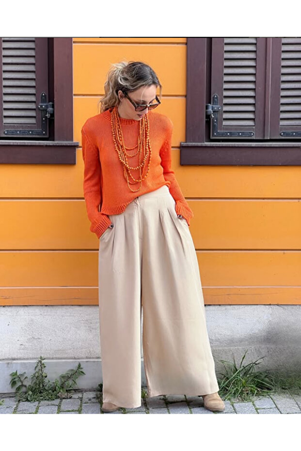 Wide Leg Trousers