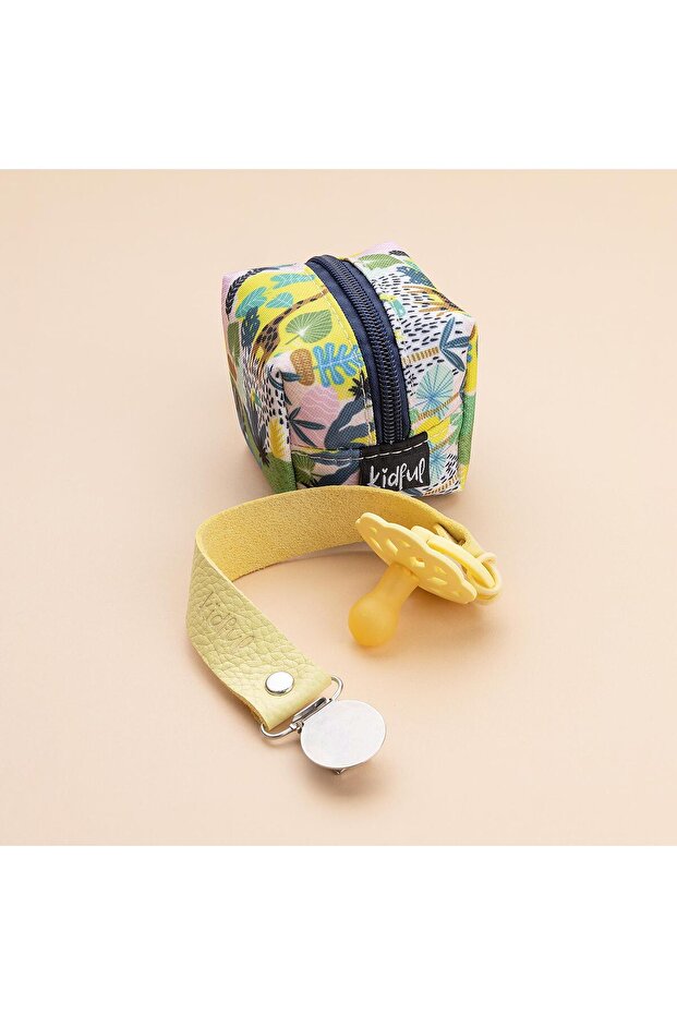 Bitkisel Boyalı Emzik Askısı - Lemon - 3