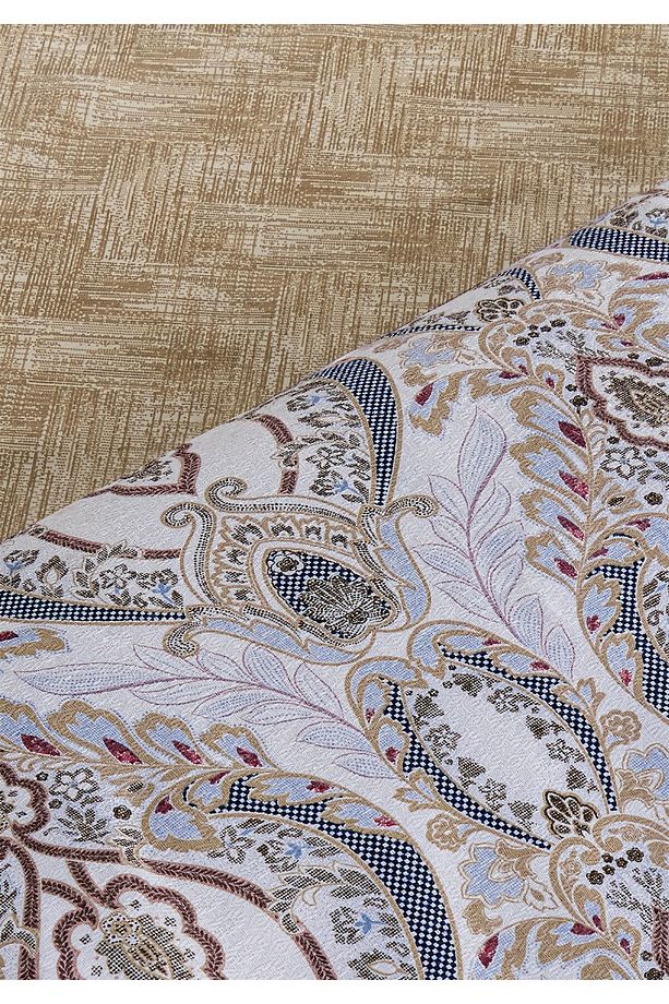 Soren Tek  Kişilik Pike Takımı 160x230 cm Morella Açık Bej İndigo - 3