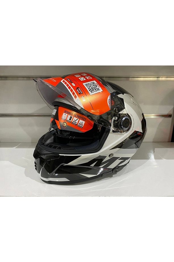 Kask Mt Thunder 4 Sv Exeo Parlak Inci Titanyum/siyah - 2