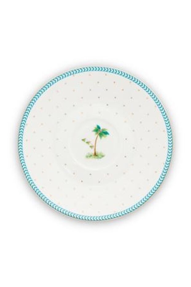 Set of 2 cups with saucers, porcelain, Pip Studio, 120ml, Jolie White collection - 7