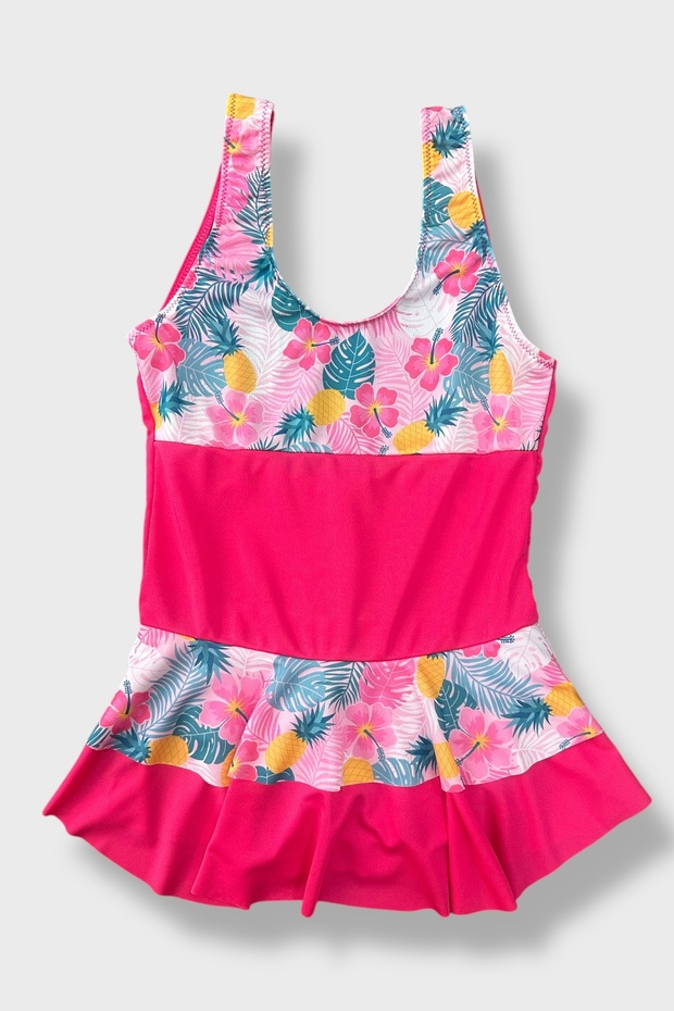 Kız çocuk elbiseli mayo - 1