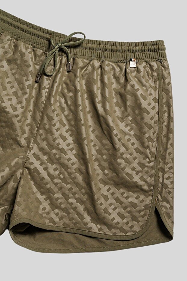 Erkek Deniz Şortu Haki - 3