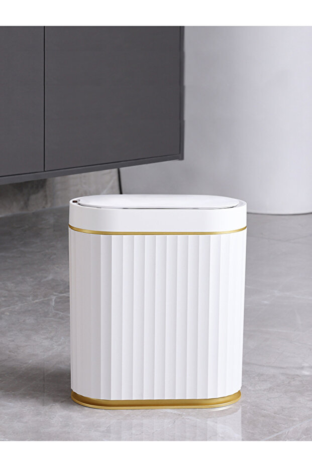 Sensörlü Şarjlı Çöp Kovası 7L Banyo Çöp Kovası - 5