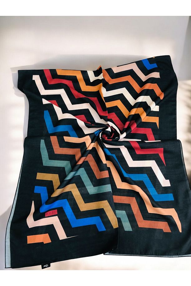 DESENLİ POLYESTER ŞAL DESEN-1 - 3