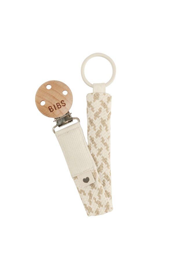 Paci Braid Emzik Askısı- Ivory / Vanilla - 1