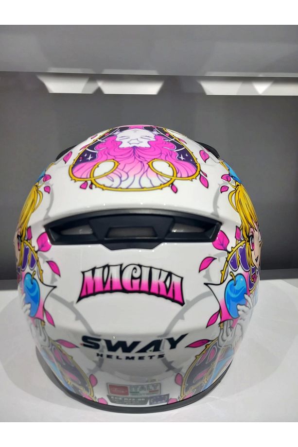 KASK ÇOCUK SWAY 815K GLOSS GIRL FULL FACE - 3