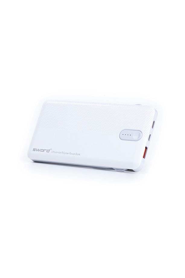 10.000mah Kendinden Kablolu Hızlı Güvenli Şarj Taşınabilir Powerbank Iphone,android Uyumlu Sw- - 2