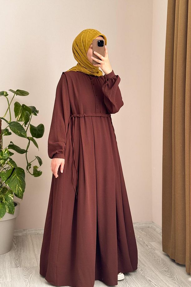 Lady Elbise- Kahve - 4