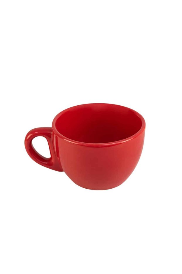 Red coffee cup, 180 ml