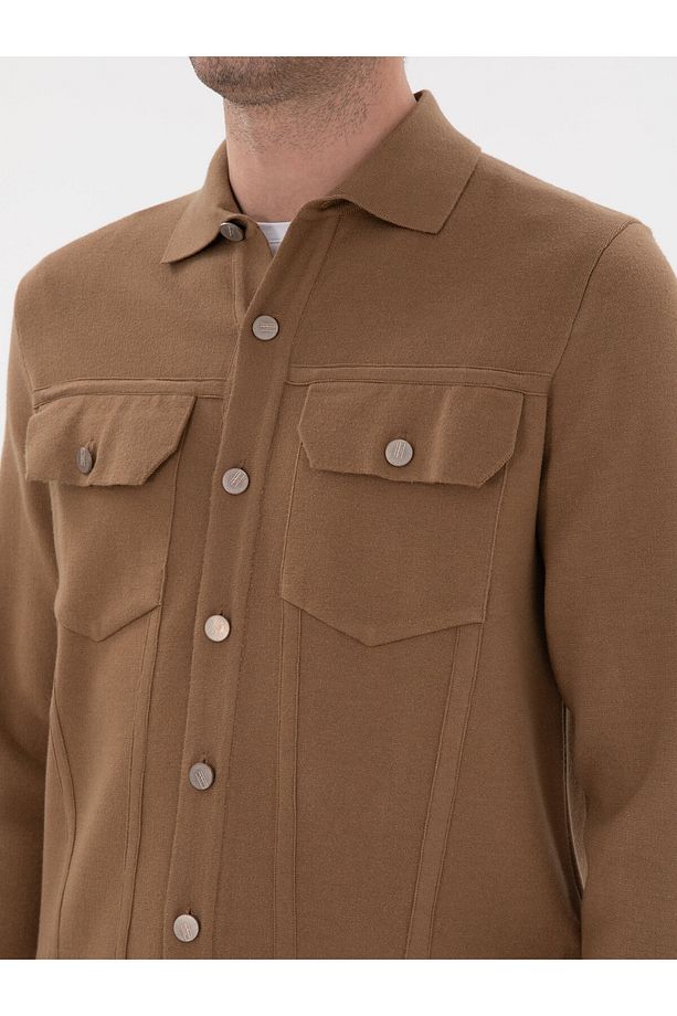 Camel Regular Fit Triko Hırka 50291621-VR015 - 7