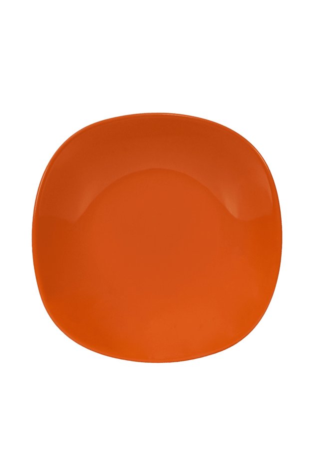 Orange deep plate, 22 cm