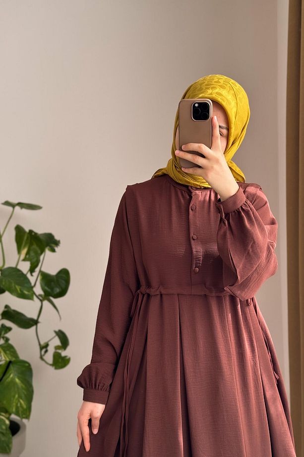 Lady Elbise- Kahve - 3