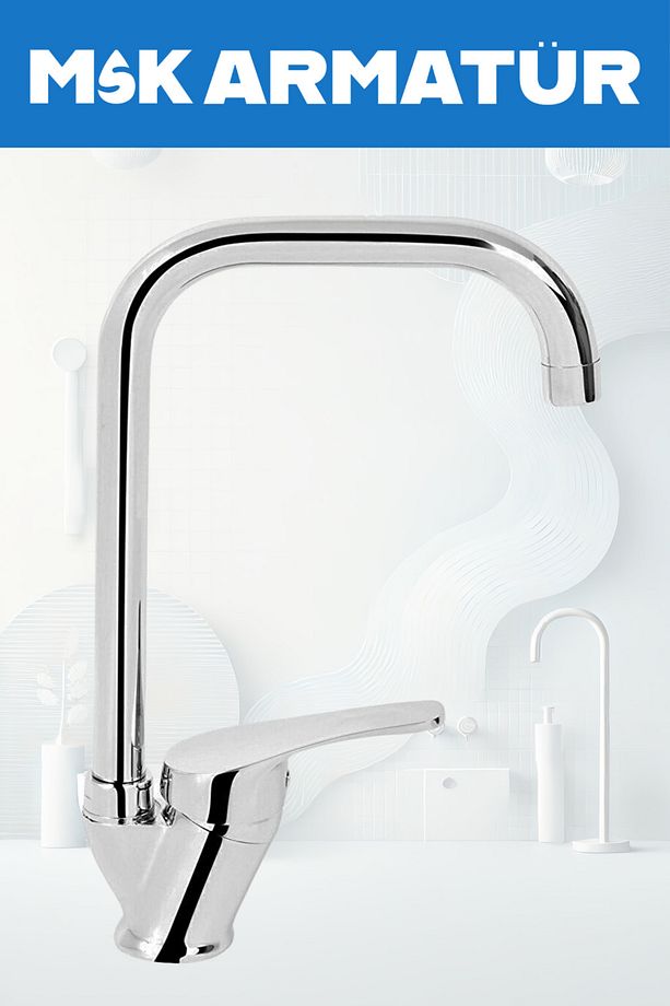 Robot Duş Sistemi Banyo Lavabo Mutfak Musluğu Çeşmesi Bataryası 4'lü Ful Set - 3