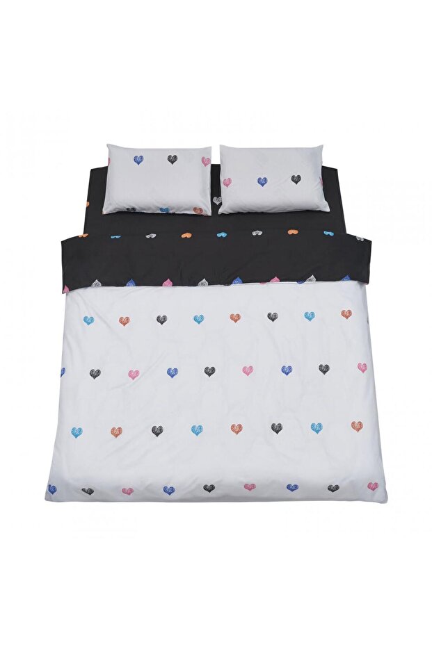 KS microfiber hearts bed linen - 1