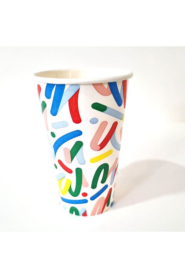 16 Oz Karton Bardak, 1. Sınıf Kaliteli Meşrubat Bardağı 25 Adet - 2
