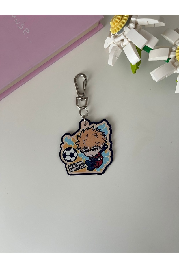 Blue Lock Anime Rensuke Kunigami Anime Keychain / Bag Charm