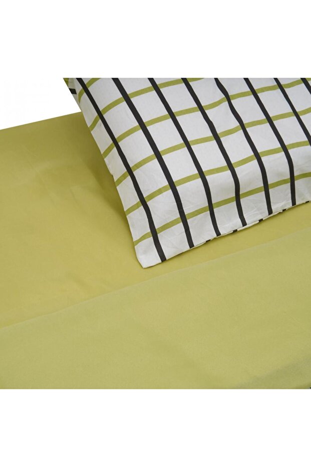 Microfiber King size Bed set Checker - 4