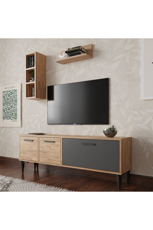Colt Tv Ünitesi A.çam/antrasit 140 Cm - 2