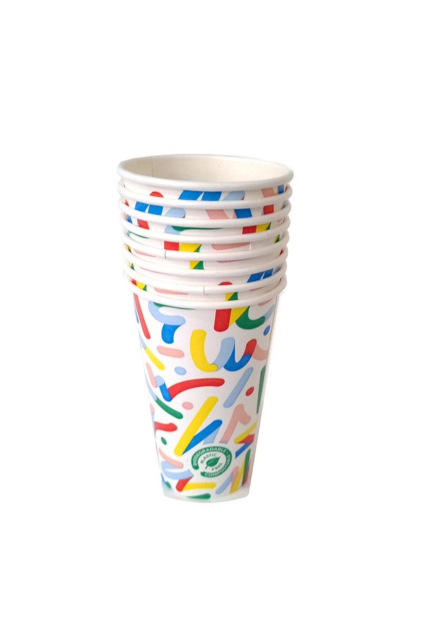 16 Oz Karton Bardak, 1. Sınıf Kaliteli Meşrubat Bardağı 25 Adet - 4