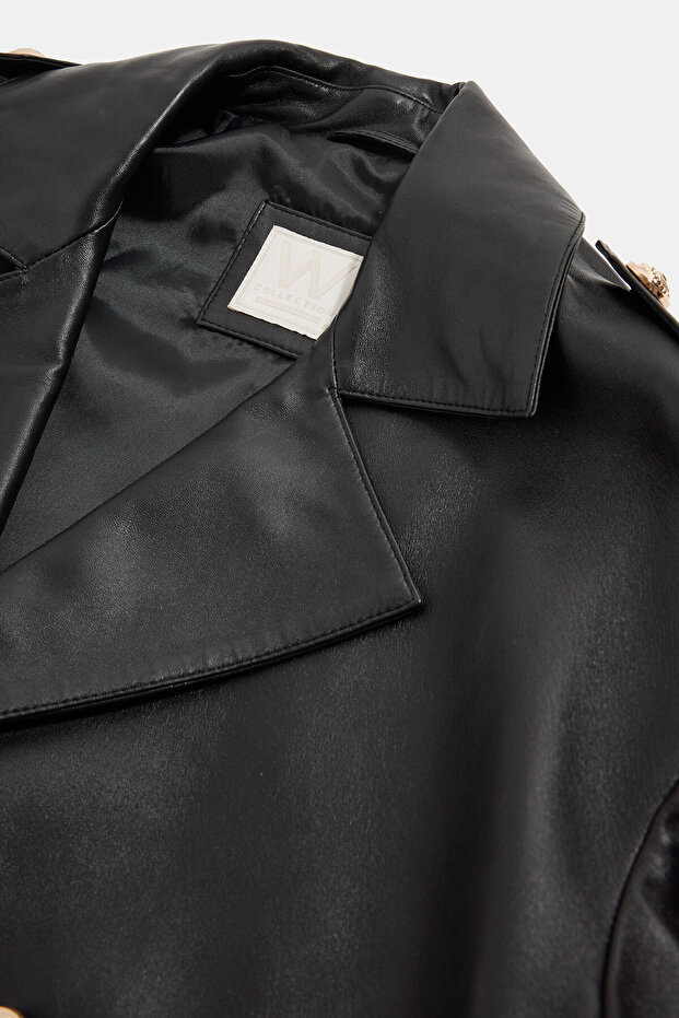 SİYAH DERİ CEKET - 4