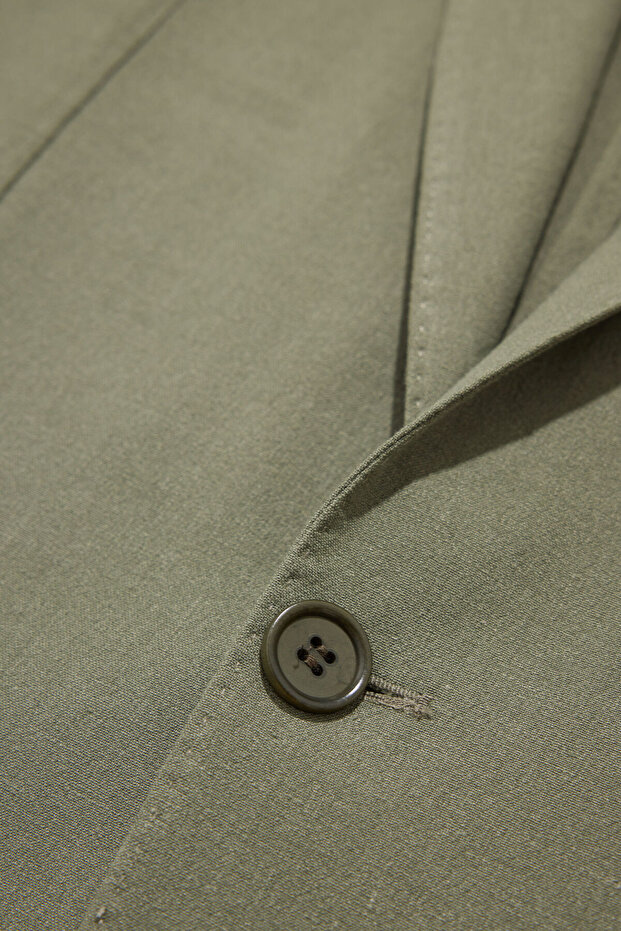 YEŞİL DÜĞMELİ CEKET - 5