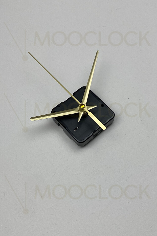 Clock Mechanism, Flowing Silent Wall Clock Mechanism, 14 mm Shaft, Scorpion-Hour-Hand-Second-(Without Hanger)