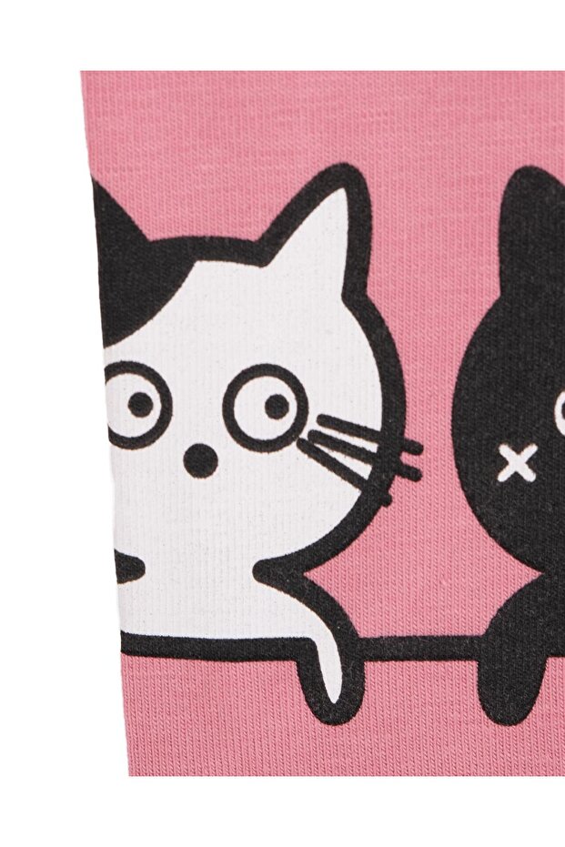 الجوارب منقوشة القط - 2