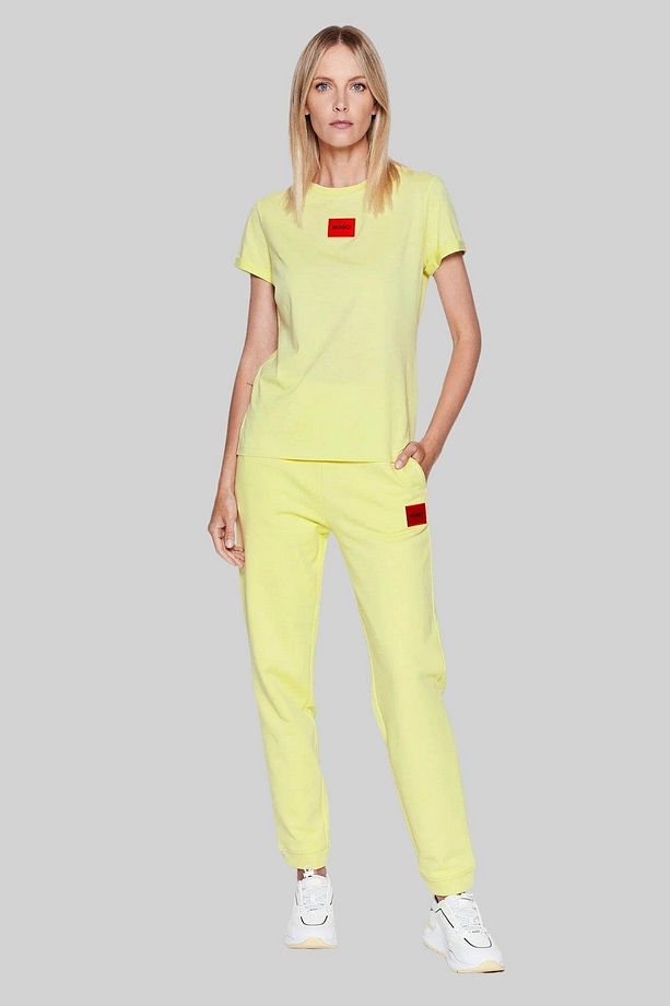 Regular Fit Kadın T-shirt Sarı - 2