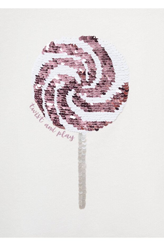 Pullu Baskılı Tişört - 3