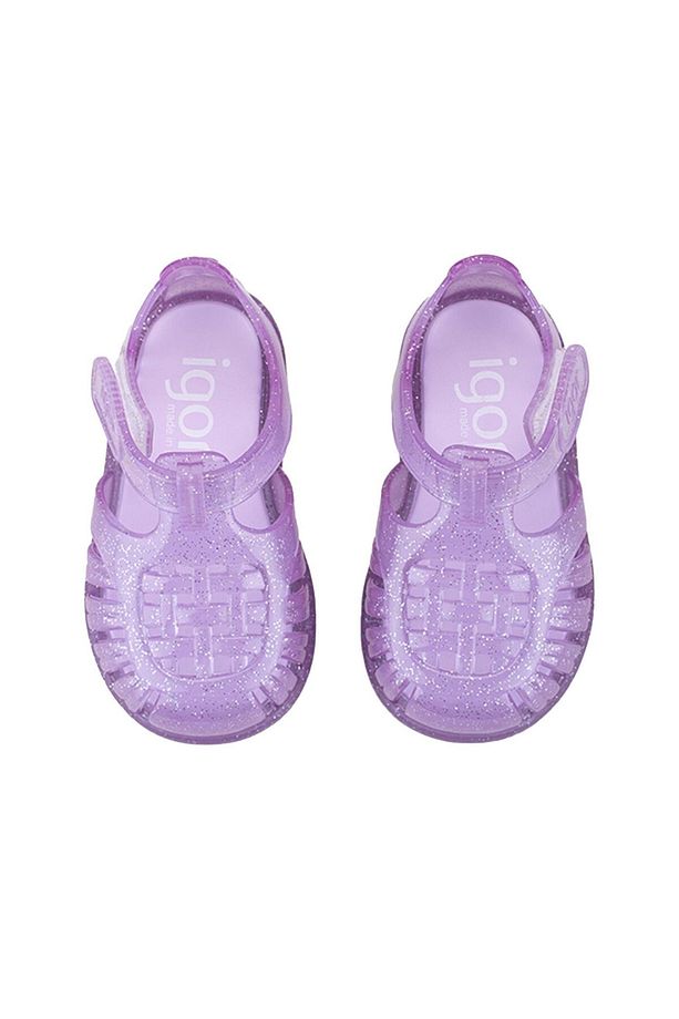 İGOR TOBBY GLOSS GLITTER SANDALET - LİLA - 2