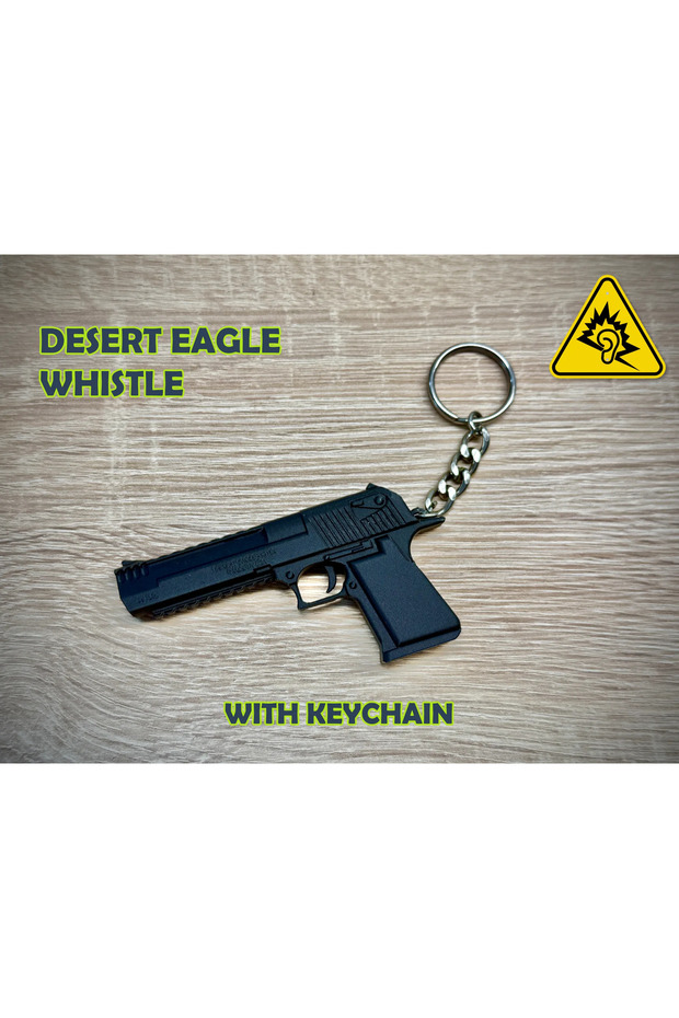 سلسلة مفاتيح صافرة الصوت العالي من Desert Eagle Extreme