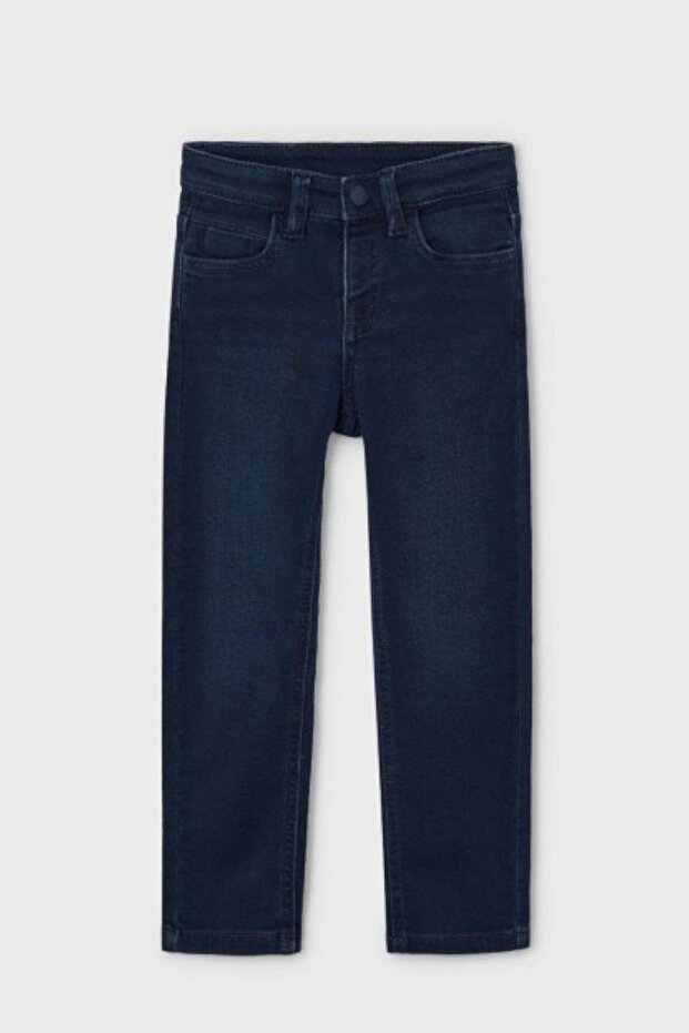 Boy's 4-9 Years Old Soft Denim Trousers 4540 Navy Blue