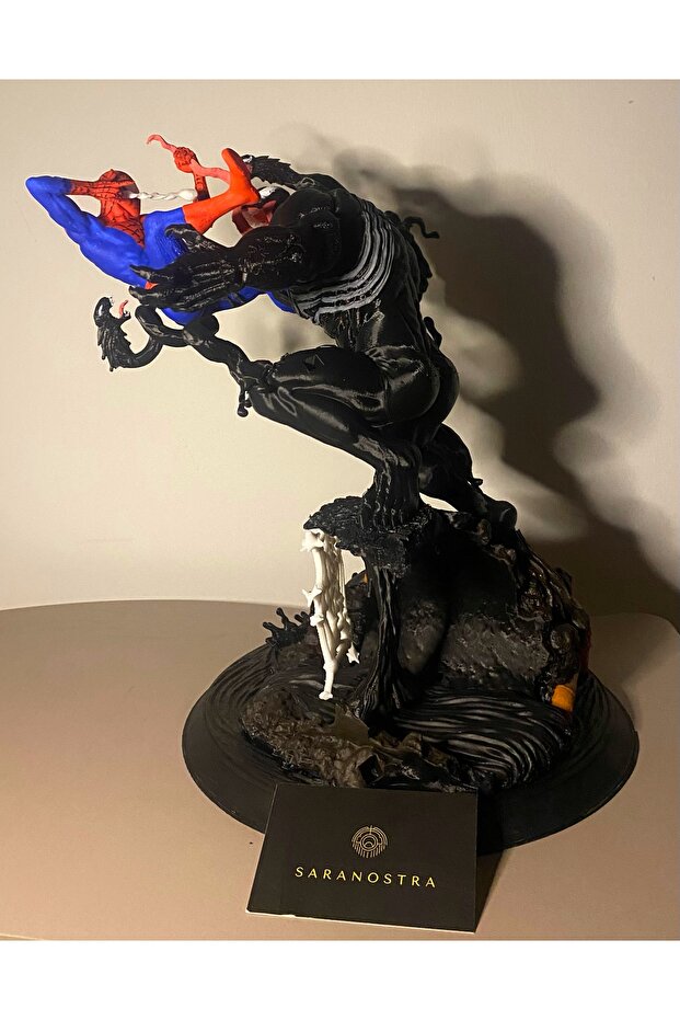SPDERMAN VS VENOM 3D FİGÜR 35CM DEV BOYUT - 3