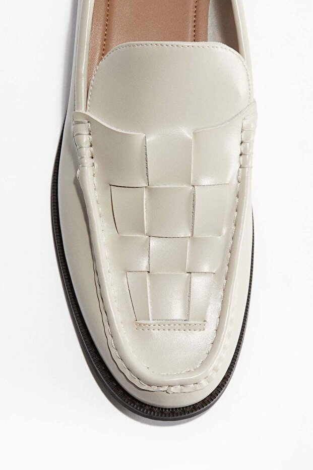أحذية لوفر مضفرة - 3
