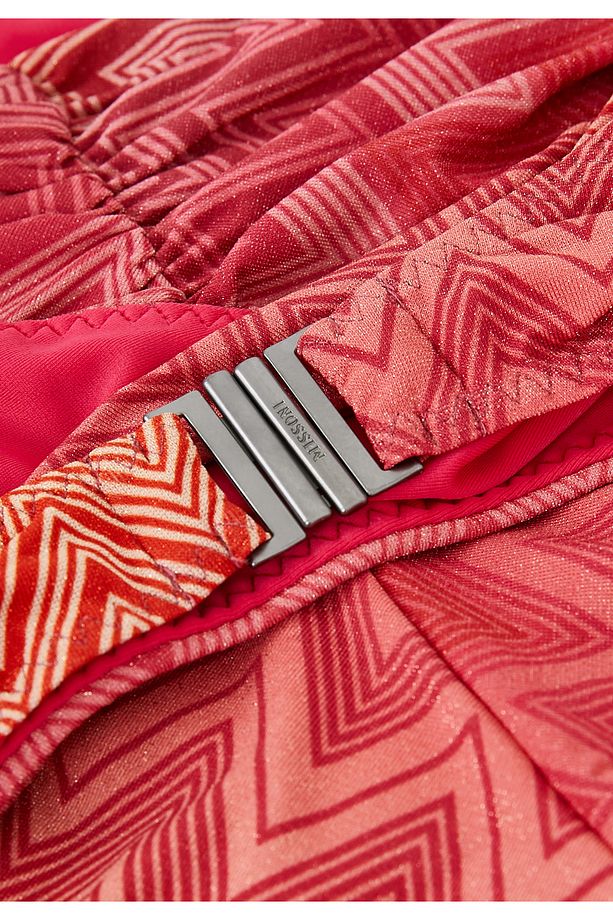 Zig Zag Lamé Esnek Naylon Bikini - 4
