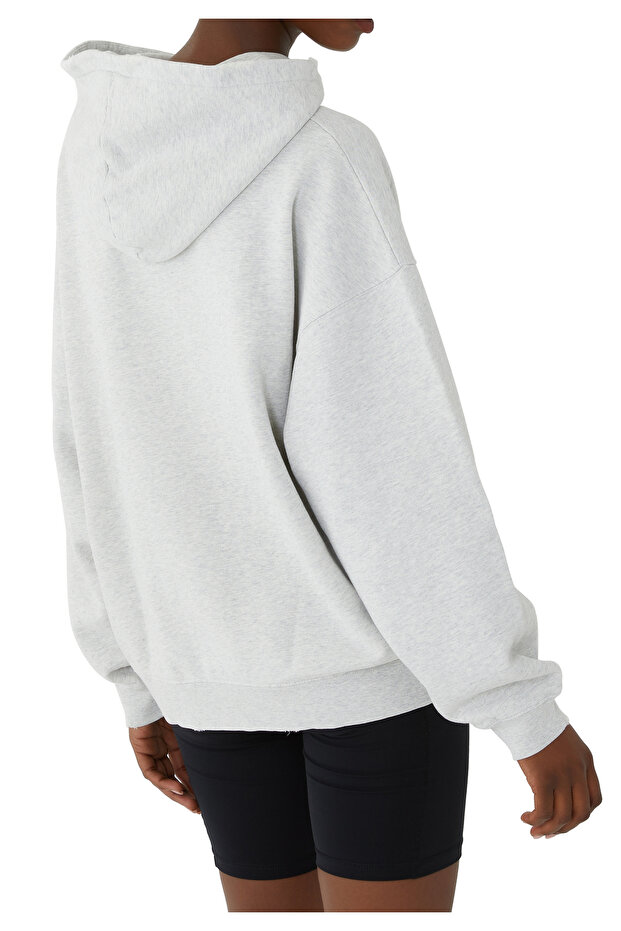 Oversized Pamuklu Sweatshirt - 3