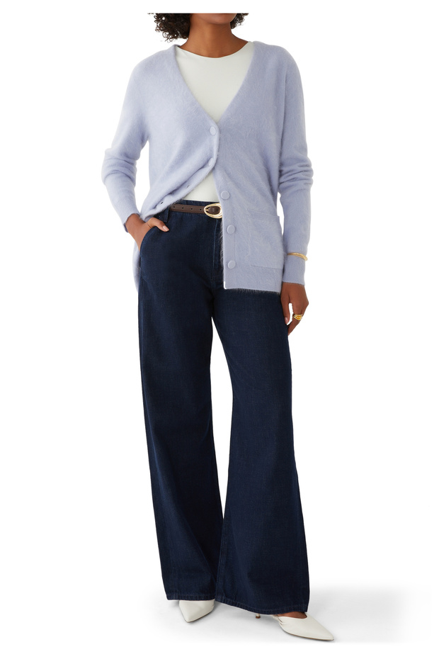 Kadife Yumuşak Kaşmir Hırka - 2